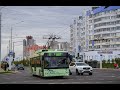 Минск.Поездка на троллейбусе №77 ул.Сапёров - ДС Сухарево-5