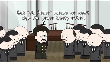 Oversimplified, Trotsky being a mastermind