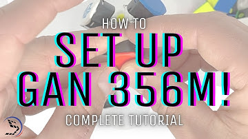 GAN 356M set up video! Complete tutorial. Disassemble, clean, rebuild and lube #howto