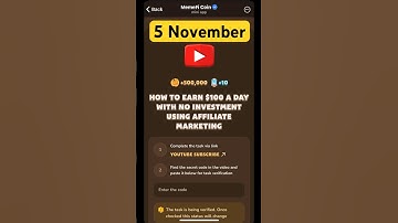 MemeFi youtube video code today 5 November | MemeFi YouTube video secret code today | #crypto