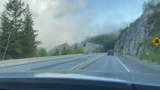 Drive from Vancouver to Whistler 4K