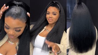 Most Natural Wig ! | Kinky Straight Wig  | Klaiyi Hair