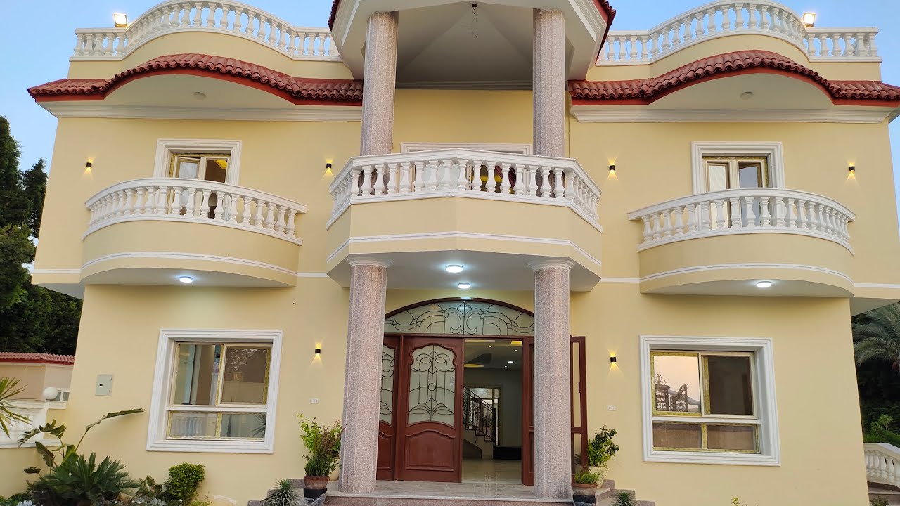 فيلا للبيع باميز لوكيشن داخل كمبوند الريف الأوروبي ومزرعة فواكه صغيره # سفنكس للتسويق العقاري