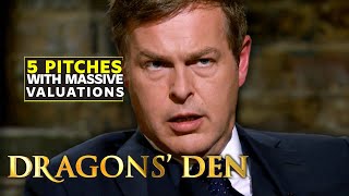 5 Incredibly High Valuations | Compilation | Dragons' Den