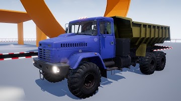 Dump Truck. Unreal Engine asset
