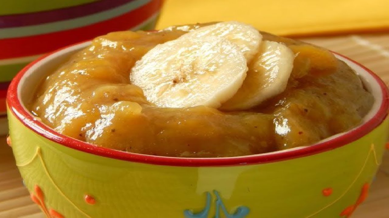 Schmier (chimia, doce, muss) de banana sem açúcar