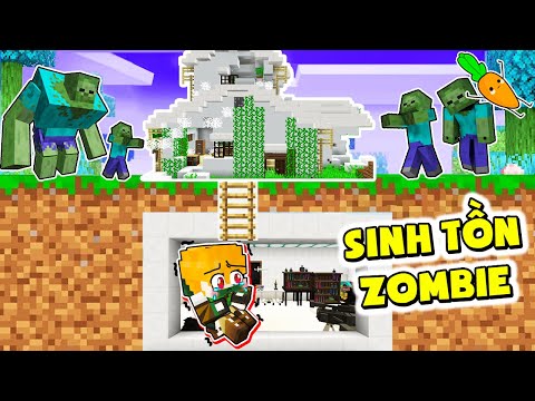 Kamui Sinh Tồn 100 Ngày TRƯỜNG HỌC ZOMBIE #2 | Phát hiện Bí Mật trong Căn Hầm Nhà Siro và Kairon