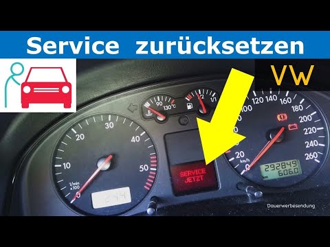 REMISE A ZERO DU TABLEAU DE BORD APRES UNE VIDANGE VW Golf 4