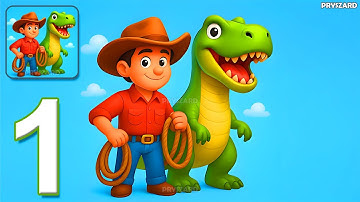 Dino Park: Dinosaur Tycoon - Gameplay Walkthrough Part 1 - Dinosaur Park Manager (iOS, Android)