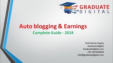 How to create autoblog on blogger 2018