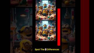 Spot the 5 differences | Despicable Me 4  | Minions