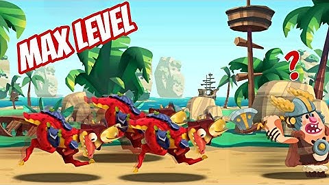 Pachy Dino Max Level Upgrade 😯 - Dino Bash 2 Travel Thur Time