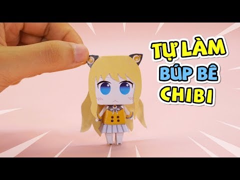 Video Cách Làm Búp Bê CHIBI Bằng Giấy Siêu Xinh - NGÔI NHÀ... - youtube