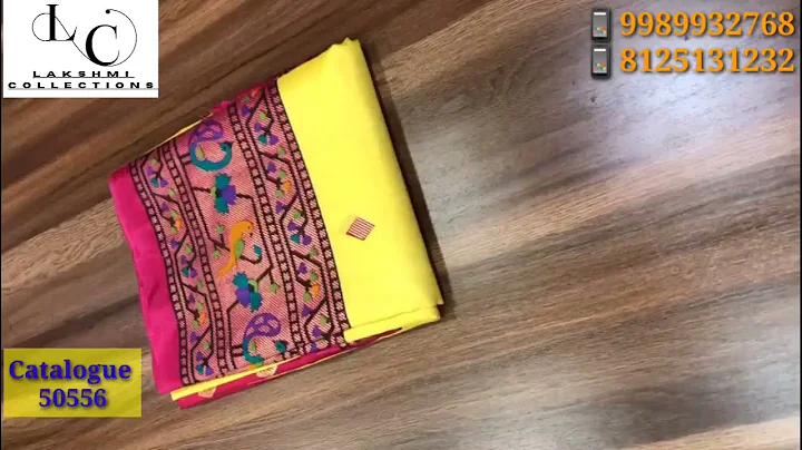 Soft paithani silk printed saree with foil print & border with contrast foil print blouse #reels