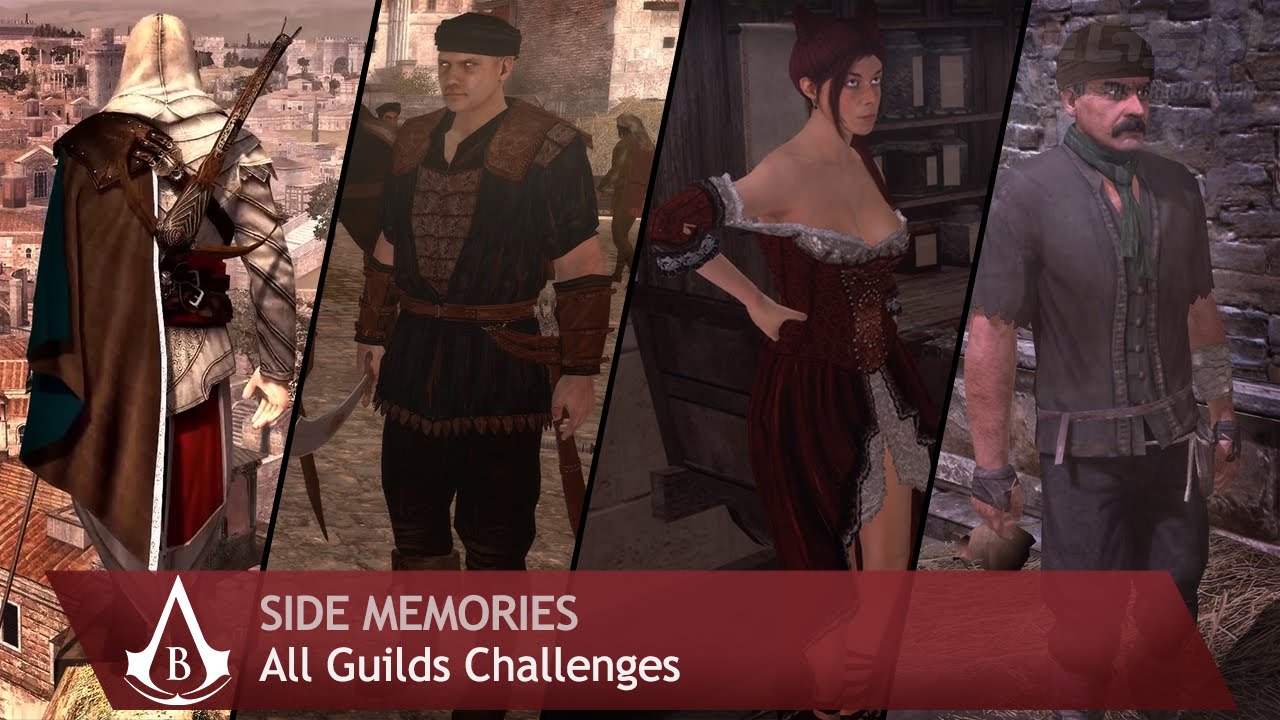 Assassin S Creed Brotherhood Side Memories All Guild Challenges