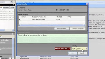 CARESTREAM Vue for Radiology: Notifications