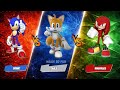 Which Sonic Dash Is BEST? 🏆|Top 3 character | Sonic🆚 Tails 🆚 Knuckles | Mash 3d fun | gameplay |