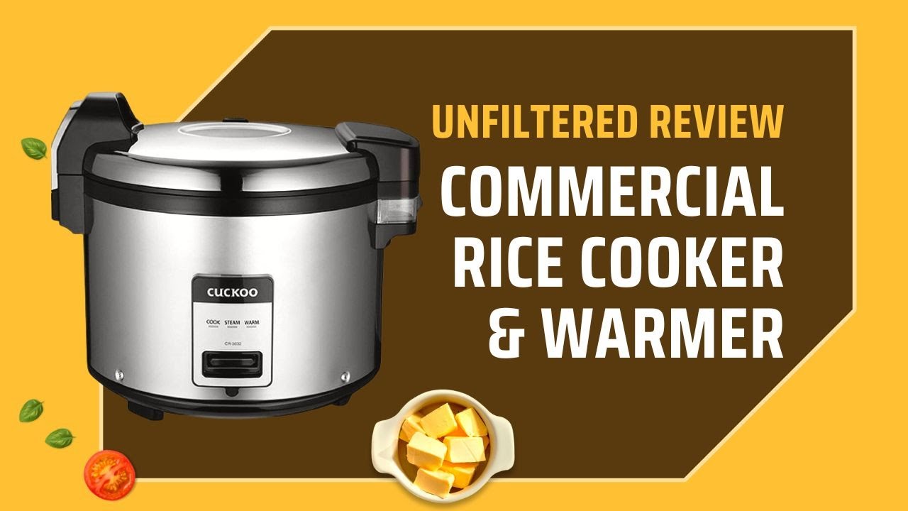 CUCKOO CR-3032 30-CUP COMMERCIAL RICE COOKER WARMER W/ STEAMER 120V