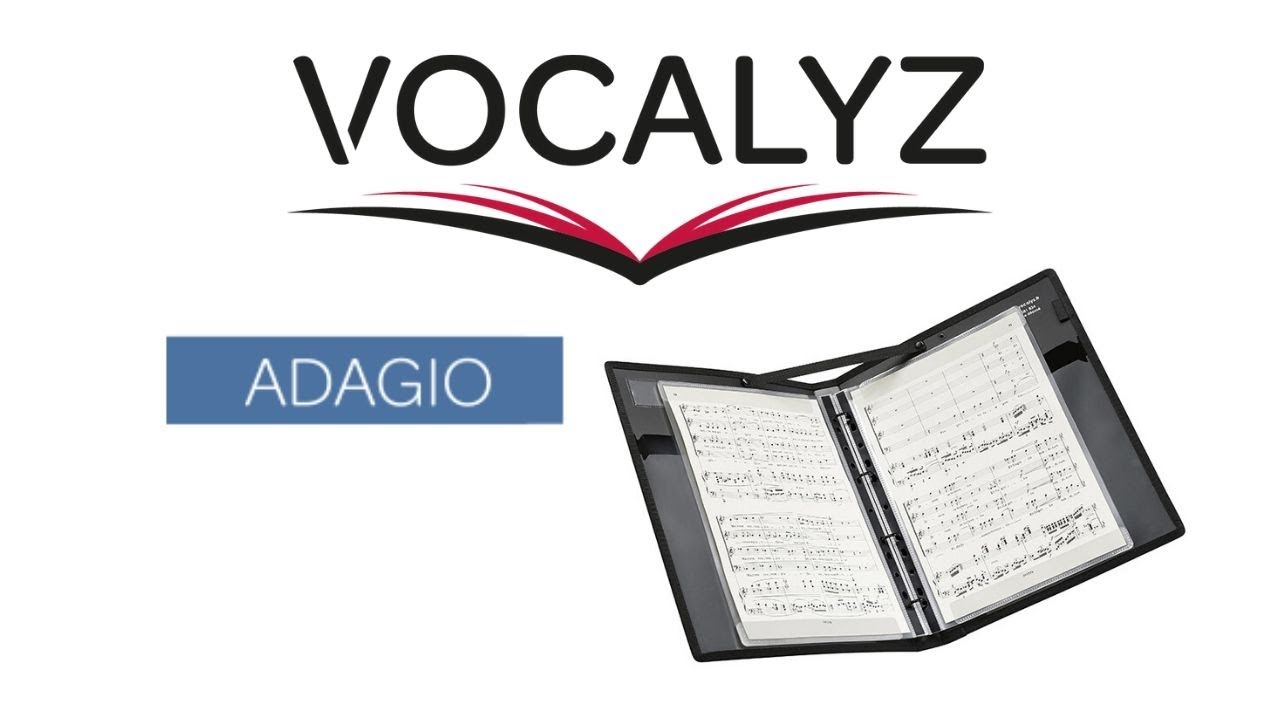 Classeur porte-partitions ADAGIO pour pochettes perforées A4 - Vocalyz –  VOCALYZ