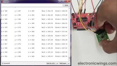 Roll and Pitch Using Accelerometer with TI launchpad