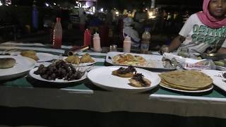 Forodhani Food Stalls and Night food market in Stone Town , Zanzibar