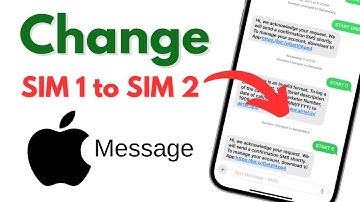 iPhone Dual SIM Me Doosre SIM Se Message Kaise Bheje | Send SMS From Another SIM in iPhone