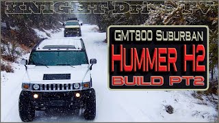 H2 Hummer Overland Project PT2 | Full lockers Snow Test