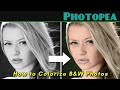 How to Colorize Black and White Photos in Photopea Tutorial