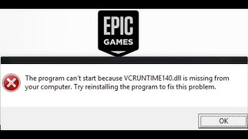Fix Epic Games Launcher Games Error VCRUNTIME140_1.dll/MSVCP140.dll Was Not Found/Missing On PC