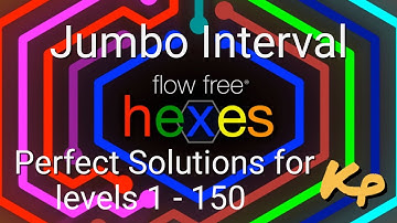 Flow Free Hexes - Jumbo Interval - Perfect Solutions for levels 1 to 150
