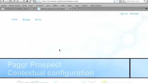 Paggr Prospect - Contextual configuration of a faceted browser (part 1)