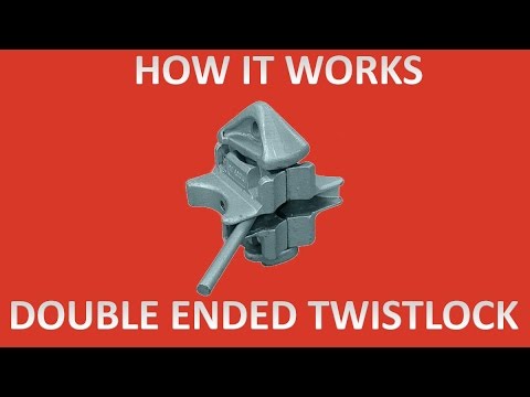 How Double Ended Twist Locks for Shipping Containers Work