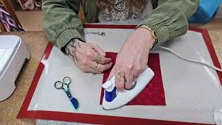 how to use fusible that has no paper backing