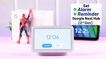 How To Set Alarm on Google Nest Hub 2nd Gen! [Reminder Alarm]
