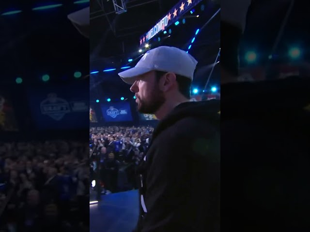 Eminem Opens Up the 2024 NFL Draft in Detroit