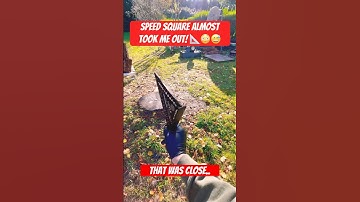 Tactical Speed Square Almost Took Me Out! 😅 #shorts #skills #dangerous #tricks #fyp #ninja #clutch