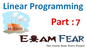 Maths Linear Programming part 7 (Example :Types of linear programming) CBSE class 12 Mathematics XII
