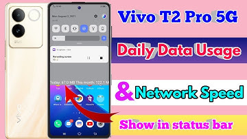 vivo t2 pro data usage settings, vivo t2 pro data speed setting