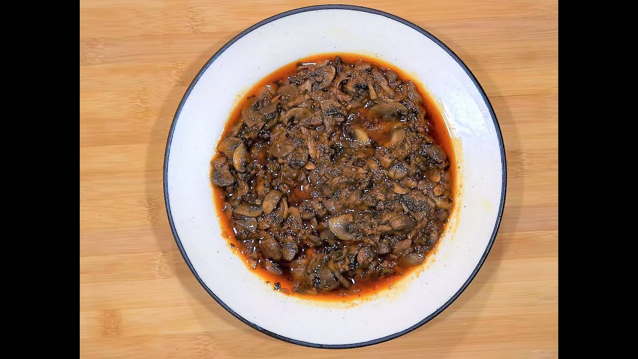 Mushroom Masala Recipe - mushroom curry recipe | mushroom masala recipe | mushroom gravy recipe | scroll recipe