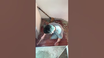 Cận cảnh thi công cầu thang gỗ công nghiệp - 0944200579 #trieusango