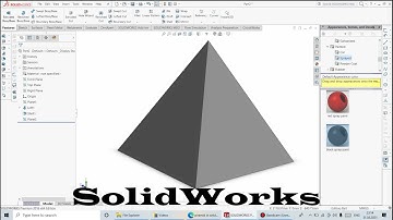 Solidworks How to make PYRAMID