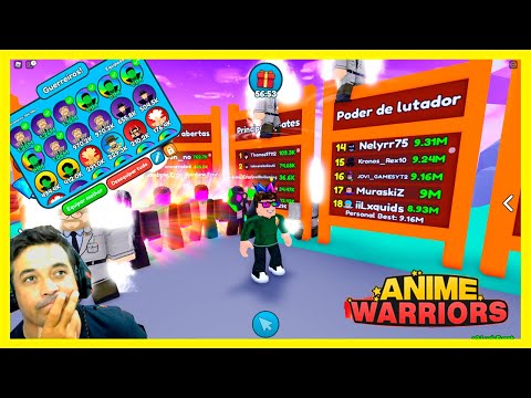 RUMO AO 10 MILHÕES DE DANO!!! LIMPANDO O INVENTARIO!!!⚡️ Anime Warriors!!! ⚡️ROBLOX