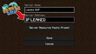 How I leaked ip of Lapata SmP||Pojav Laucher