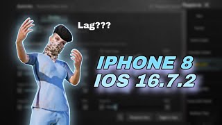iOS 16.7.2 iPHONE 8 GAMEPLAY🔥| UPDATE BEST SENSITIVITY PUBGM 2023⚡️GYROSCOPE, 60FPS, 4 FINGER