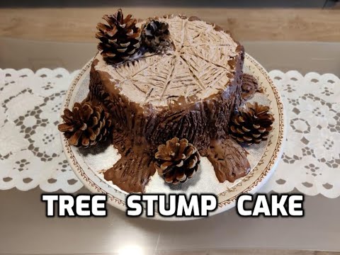 Video: How To Make Rotten Stump Cake