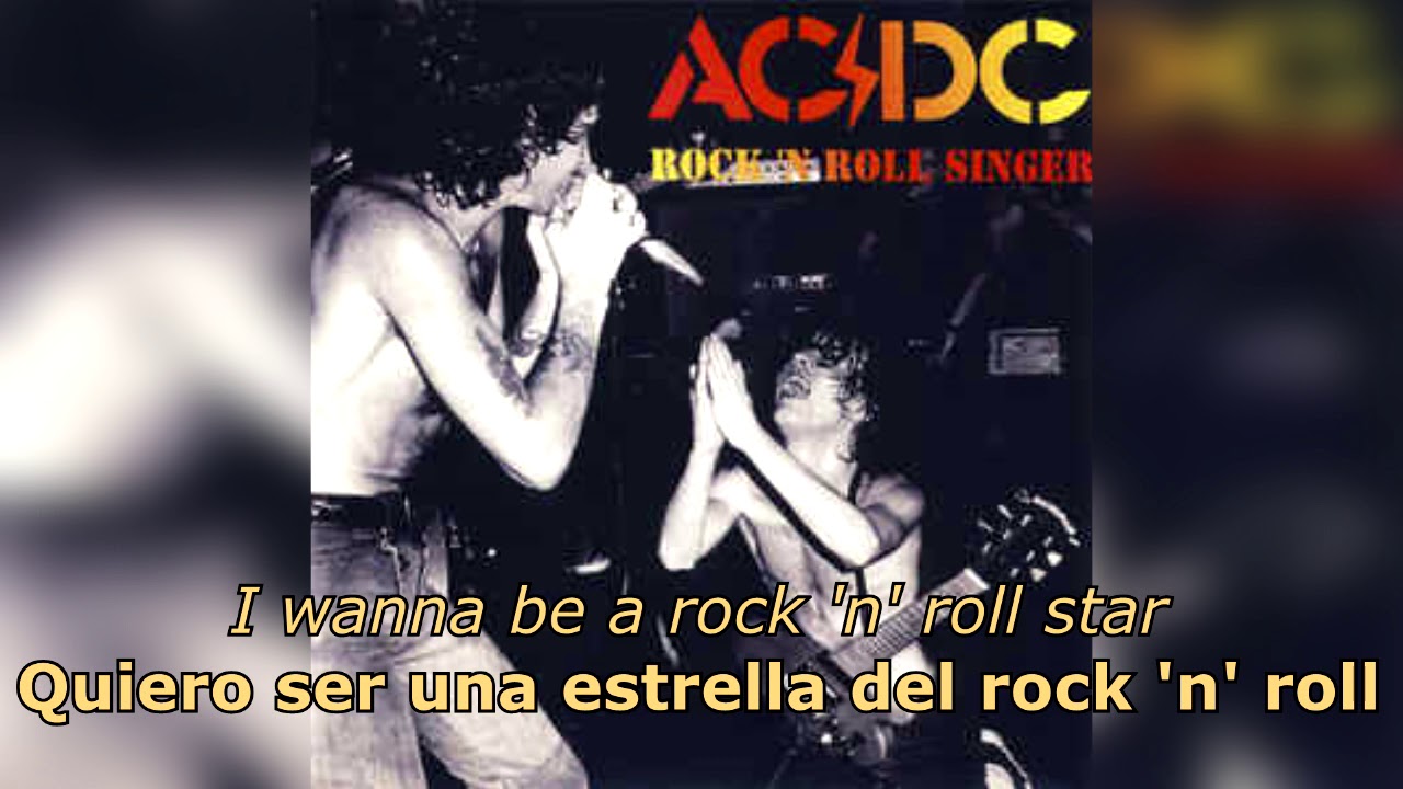 Rock 'N' Roll Singer (Español/Inglés) - AC/DC