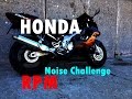 Honda rpm noise chllenge  hrv 7k rpm vs cbr 600 f4 14k rpm acceleration