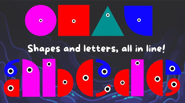 Small Letters ABC, Numbers, and Shapes Galore! Learn The Alphabet Song Circles, Tringles, Squares