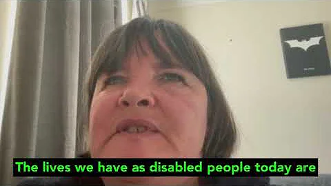 Paula Peters reads DPAC's Message to @Keir_Starmer...