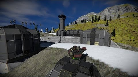 Space Engineers Xbox One : Patrol Drone Tour